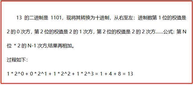 图2，二进制转十进制