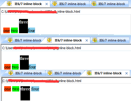 块级元素设置inline-block+独立的inline