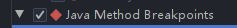 Java方法上面的 debug 标记