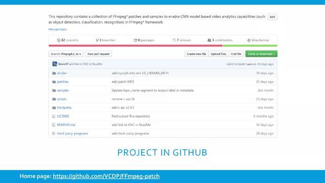 用FFmpeg搭建基于CNN的视频分析方案