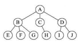 树形结构：数据元素之间存在一对多的层次关系