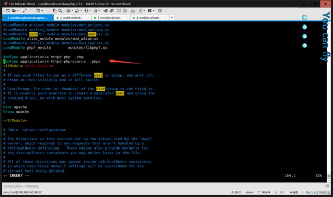 centos7.4编译安装lamp