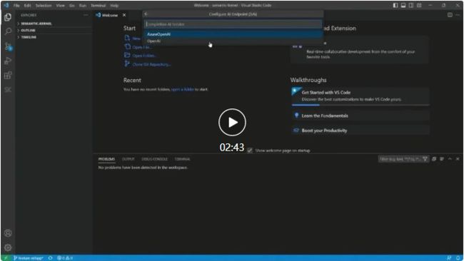 VS Code 首个 Semantic Kernel 扩展发布_第1张图片