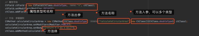 Javassist 创建类方法入参描述