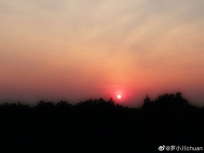 西溪湿地河渚塔夕阳