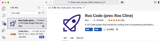 Roo Code install