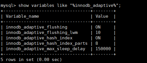 innodb adaptice index