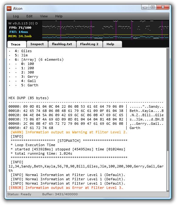 开源的ActionScript调试工具-Alcon 3