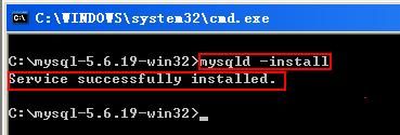 【MYSQL】mysql-5.6.19-win32免安装版本配置方法