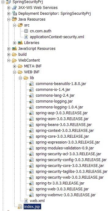 java笔记：SpringSecurity应用（一）