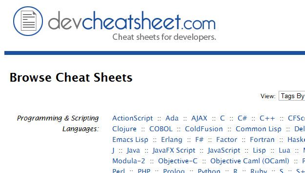 devcheatsheet