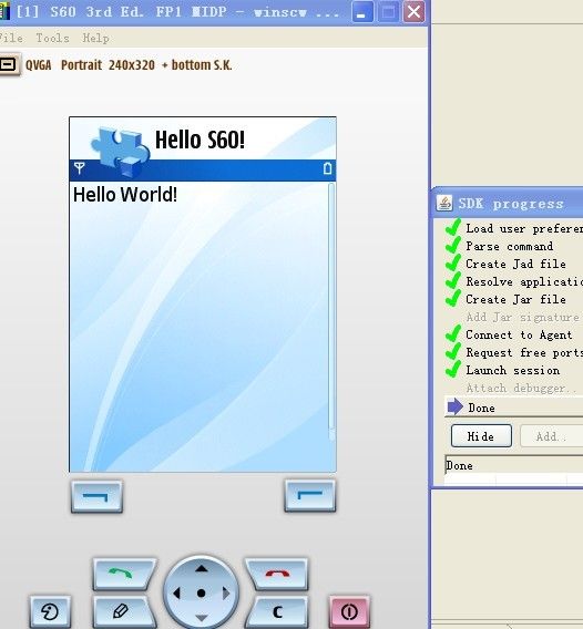 Symbian S60平台开发环境搭建（for java）