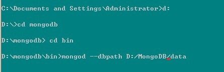 MongoDB在windows下安装和配置