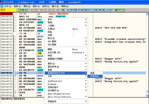 软件破解入门(暴力破解CrackMe)