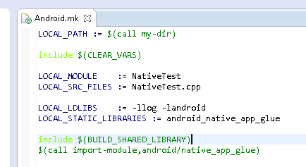 android 纯c/c++开发