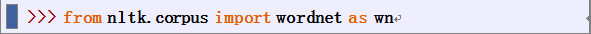 NLTK之WordNet 接口
