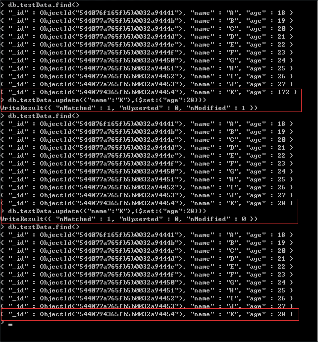 windows下mongodb基础玩法系列二CURD操作（创建、更新、读取和删除）