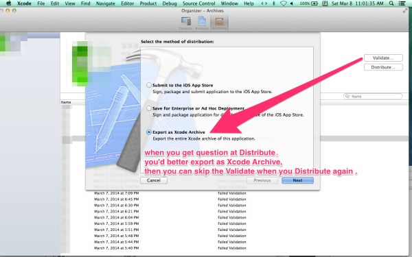 Unable to Distribute in Xcode5?