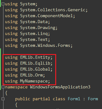 EntityModelStudio系列教程5--EMLib框架之Eql