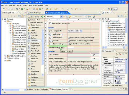 JFormDesigner 5.2 Beta 发布，Swing设计工具