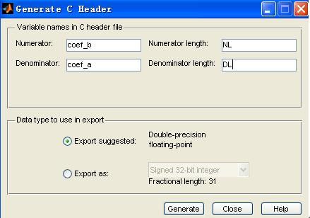 MATLAB FDATool IIR数字滤波器设计