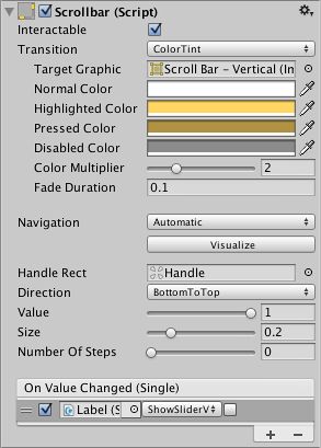 （五）unity4.6Ugui中文教程文档-------概要-UGUI Interaction Components