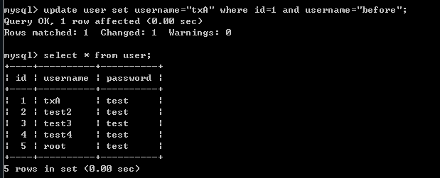 MySQL Repeatable-Read 多事务修改一个记录行同步问题