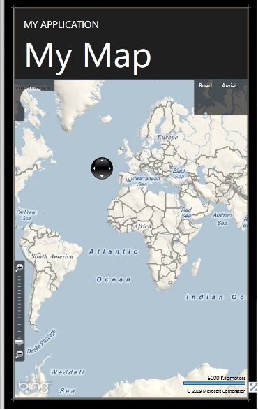 一起学Windows Phone 7开发(八．BingMap控件)