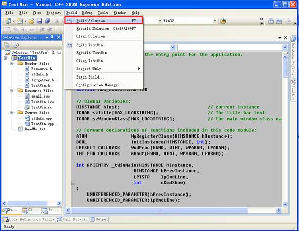 Visual C++ 2008 Express Edition开发SDK应用程序