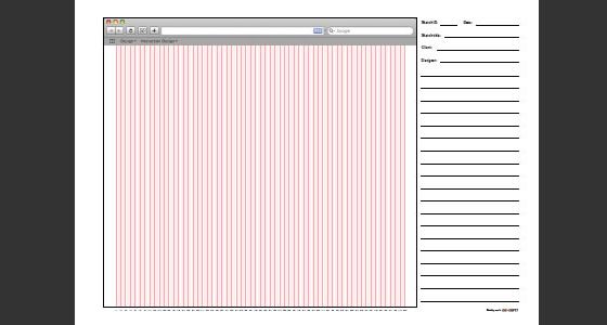 A4 and A3 Sketching Grid Paper