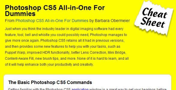 Adobe Photoshop CS5 – all in one for dummies