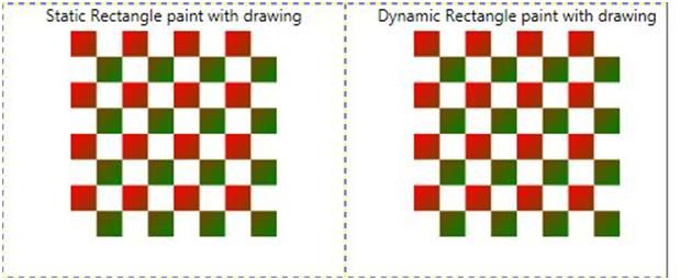 Dynamic and static Rectangle in WPF