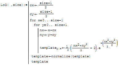 LOG算子