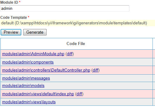 Yiiframework框架之模块