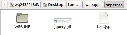 图 6. 拷贝 jquery.gif 的 separate 项目