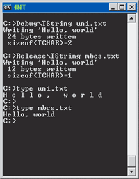 STL String and Unicode