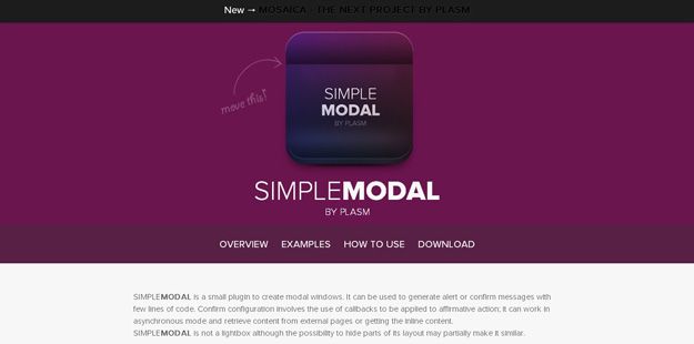 Simple Modal