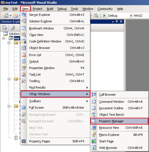 vs2008如何新建自己工程的环境变量（局部）和 Windows系统（全局）. .