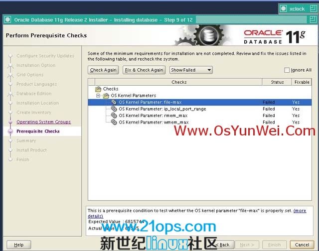 centos安装oracle 11g 完全图解的照片 - 24