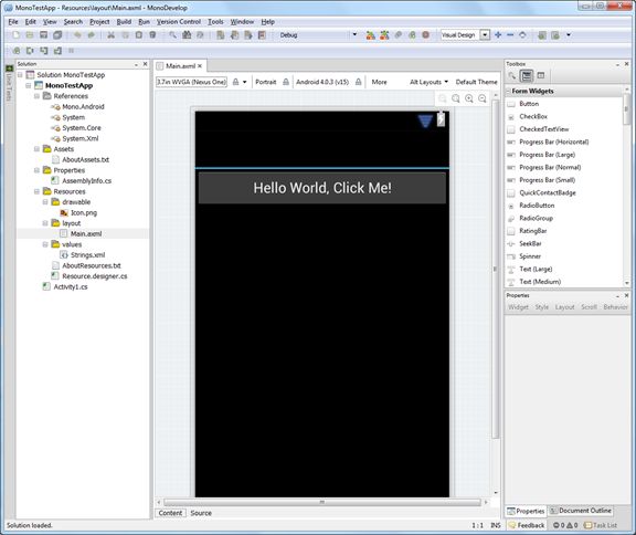 Mono for Android 4.2初探