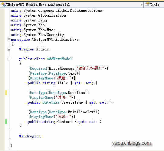 Asp.net MVC2.0系列文章-添加操作