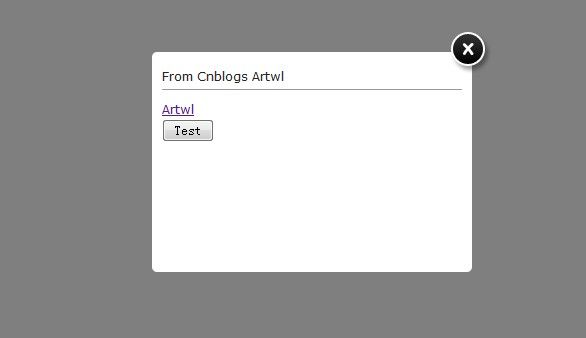 分享一个灰常简单好用的jQuery弹出层插件:jquery.artwl.thickbox.js