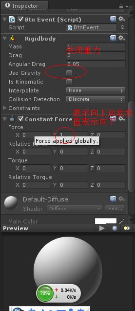 Unity3D笔记 英保通六 角色控制器