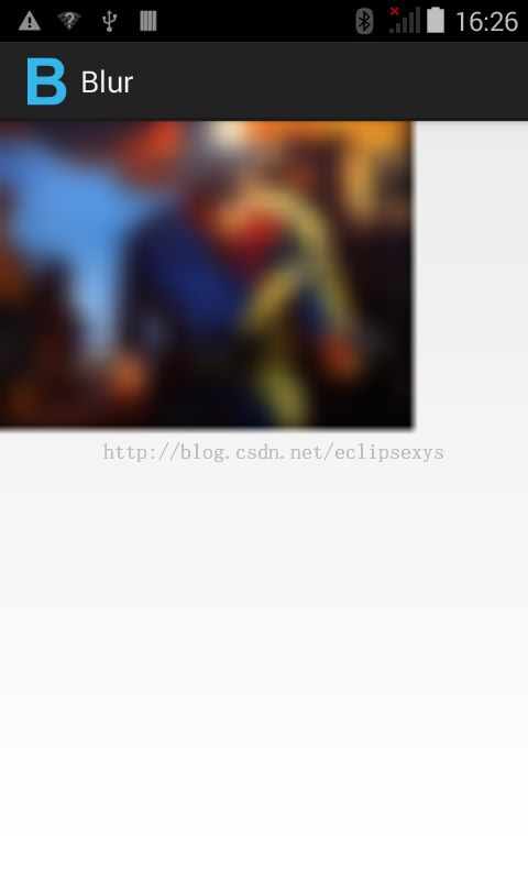 Android Blur效果之FastBlur