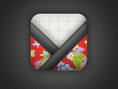 Kimono design iPhone iOS Icon