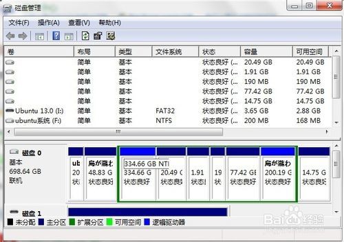 在ubuntu上搭建开发环境1---在windows7的基础上在安装ubuntu（双系统）