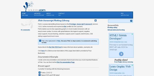 15 款JavaScript 热门图形图表库