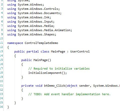 Expression Blend实例中文教程(13) - 控件模板快速入门ControlTemplates