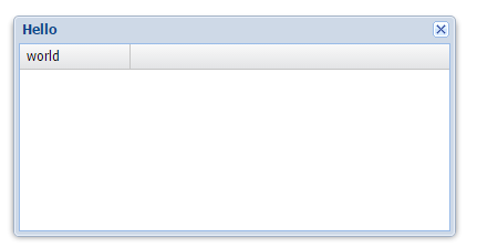 ExtJs学习之Window