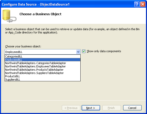 Scott Mitchell 的ASP.NET 2.0数据教程之六:: 编程设置ObjectDataSource的参数值